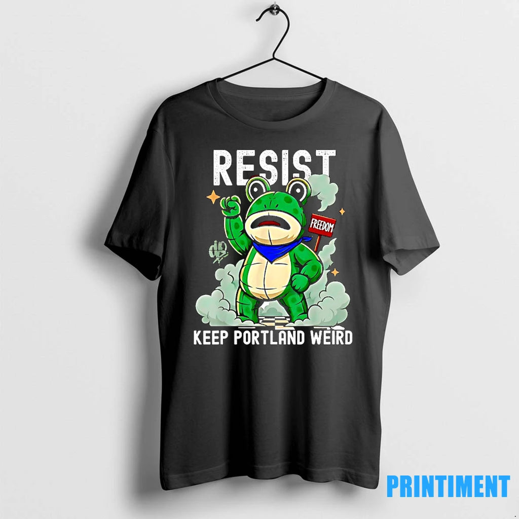 Portland Frog Resist Freedom Keep Portland Weird Tshirts Sweater