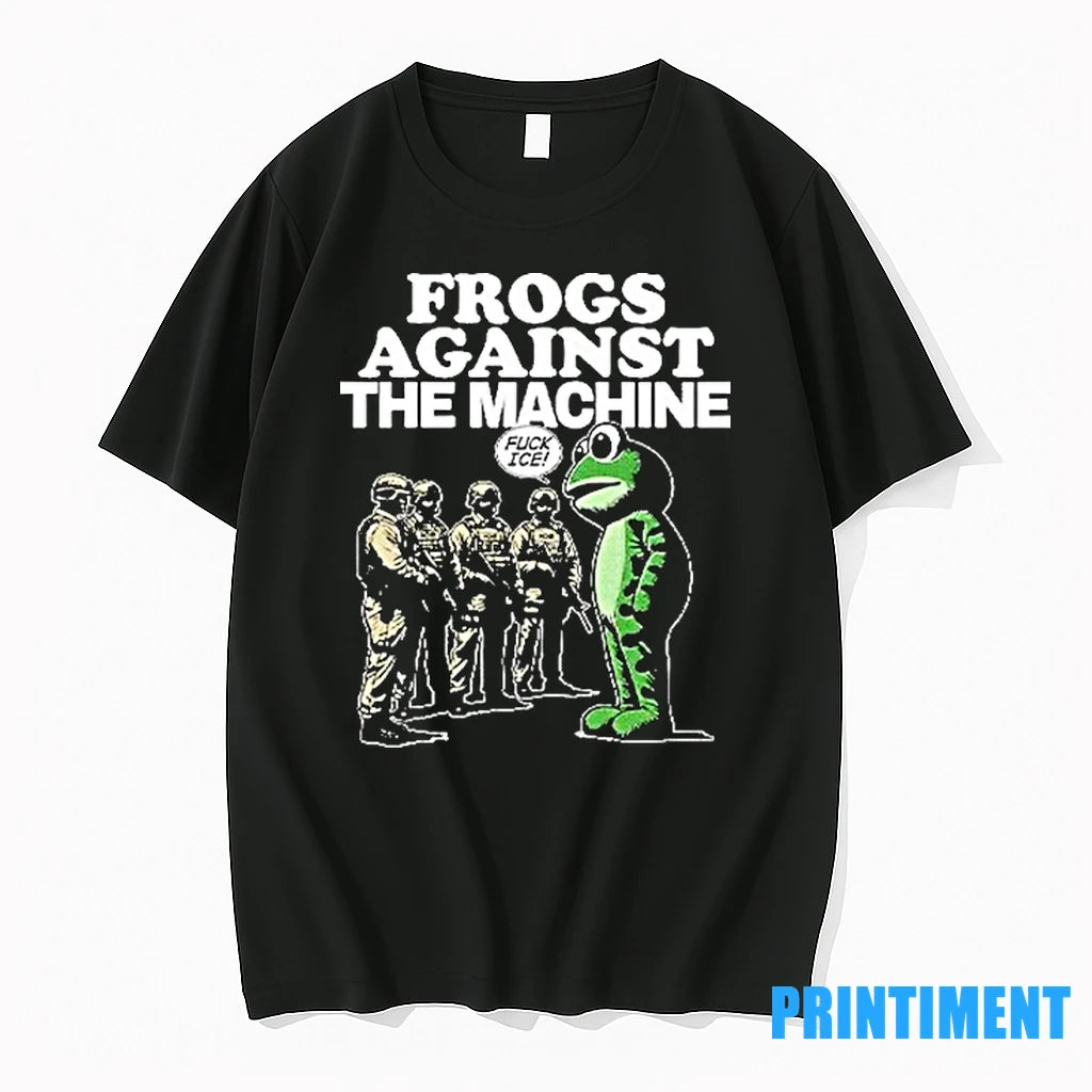 Portland Frogs Against The Machine Fuck Ice Tshirts Sweater