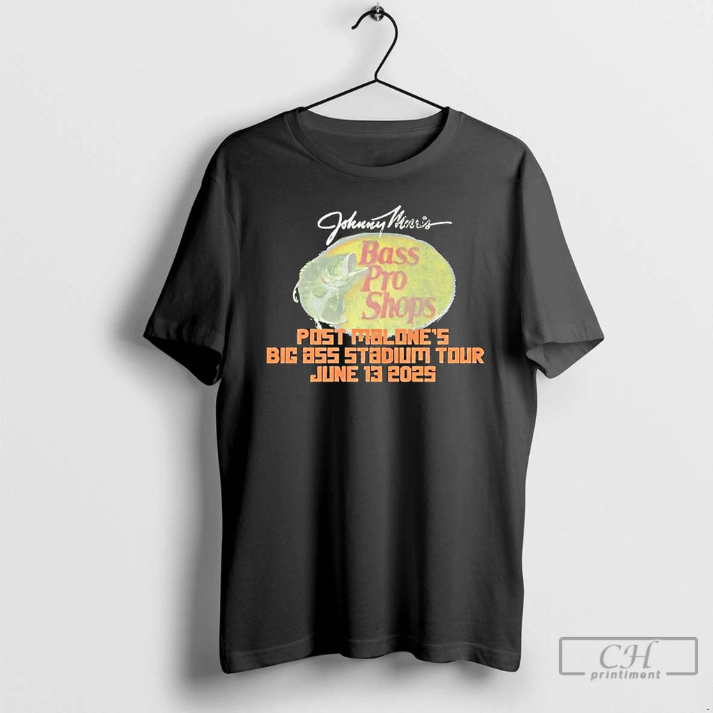 Post Malone X Bass Pro Cshops Stadium Tour June 13rd 2025 T Shirts