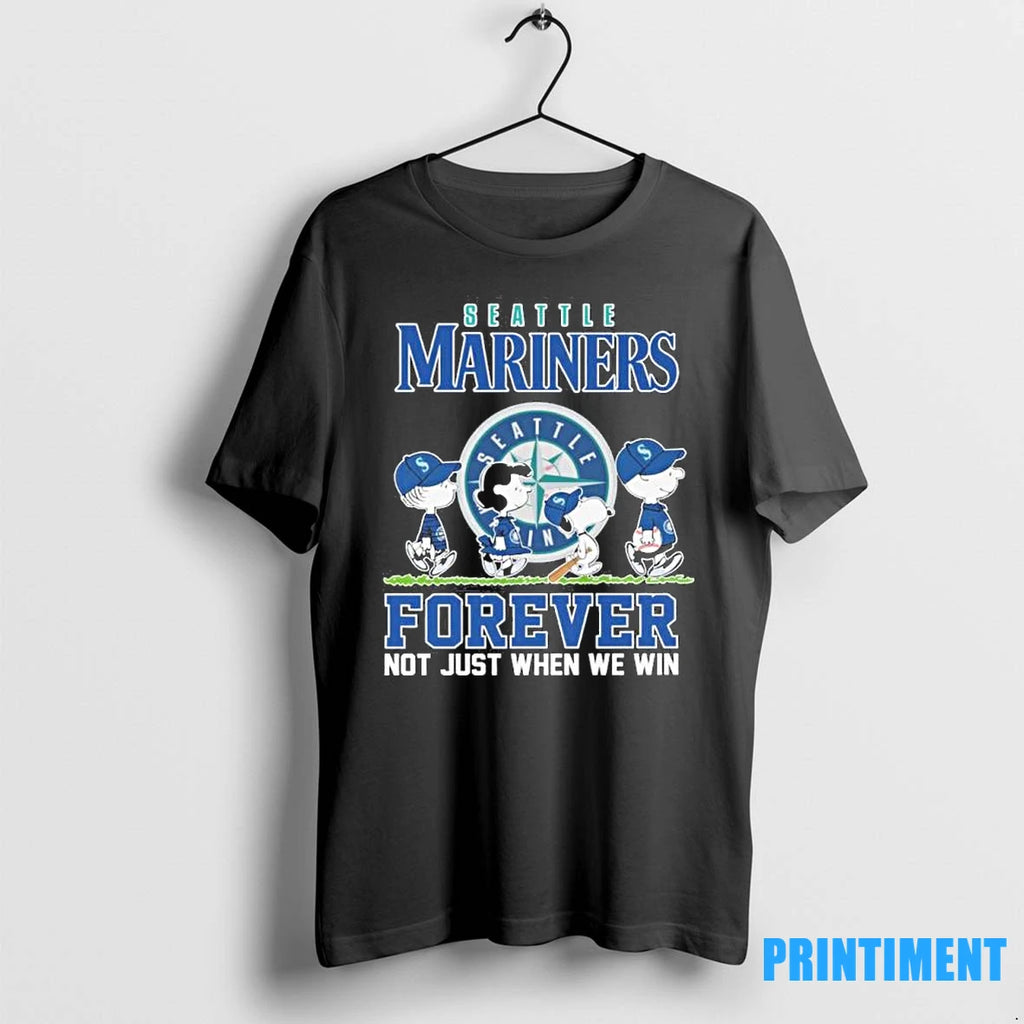 Postseason The Peanuts X Seattle Mariners Forever Not Just When We Win Tshirts Sweater