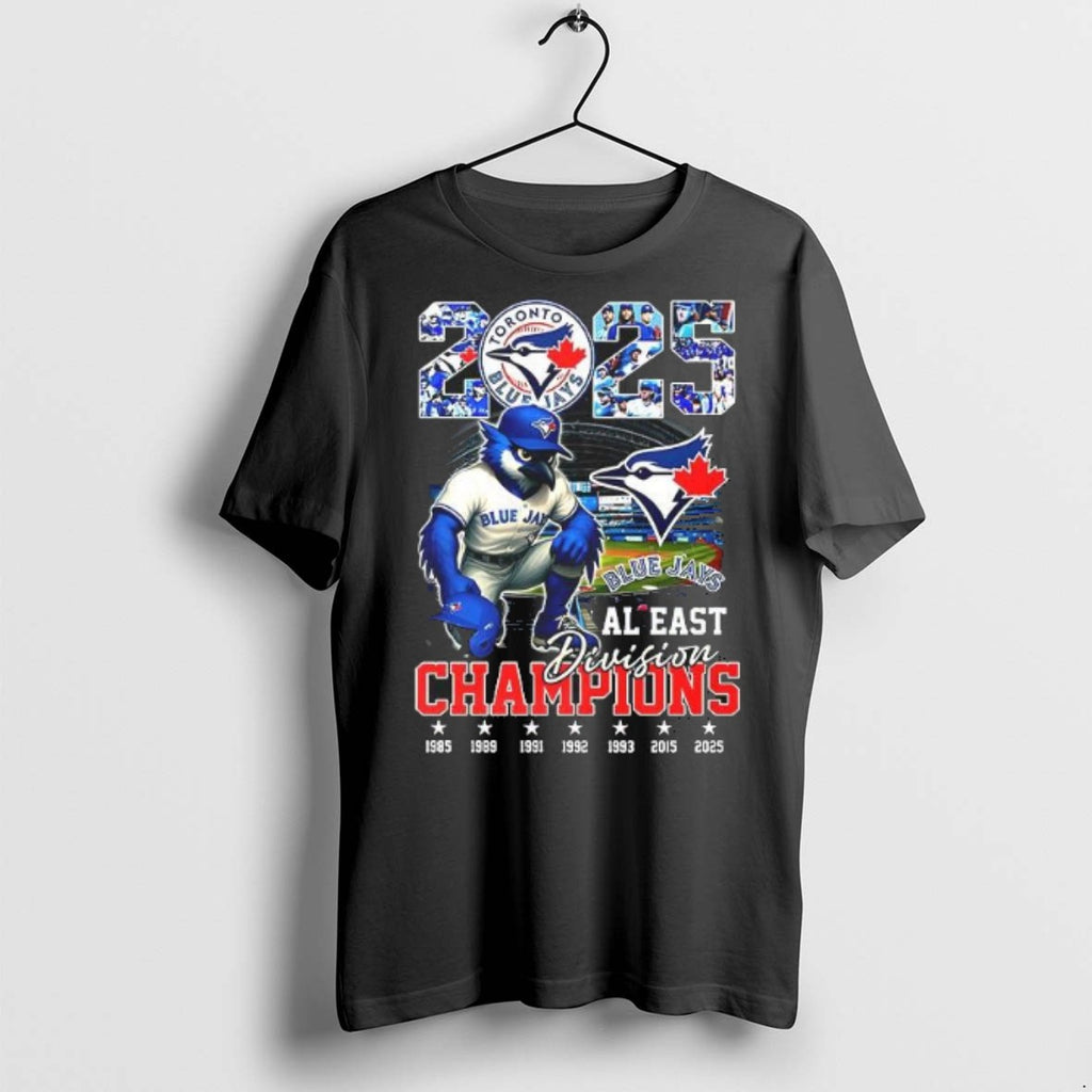 Premium 2025 Al East Division Champions Toronto Blue Jays Mascot T Shirts