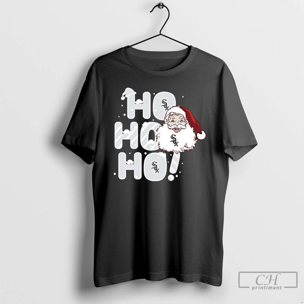 Premium 2025 Chicago White Soxs Christmas Santa Ho Ho Ho T Shirts