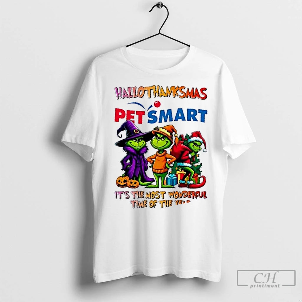 Premium 2025 Grinch X Petsmart Its The Most Wonderful Time Of The Year Happy Hallothanksmas
