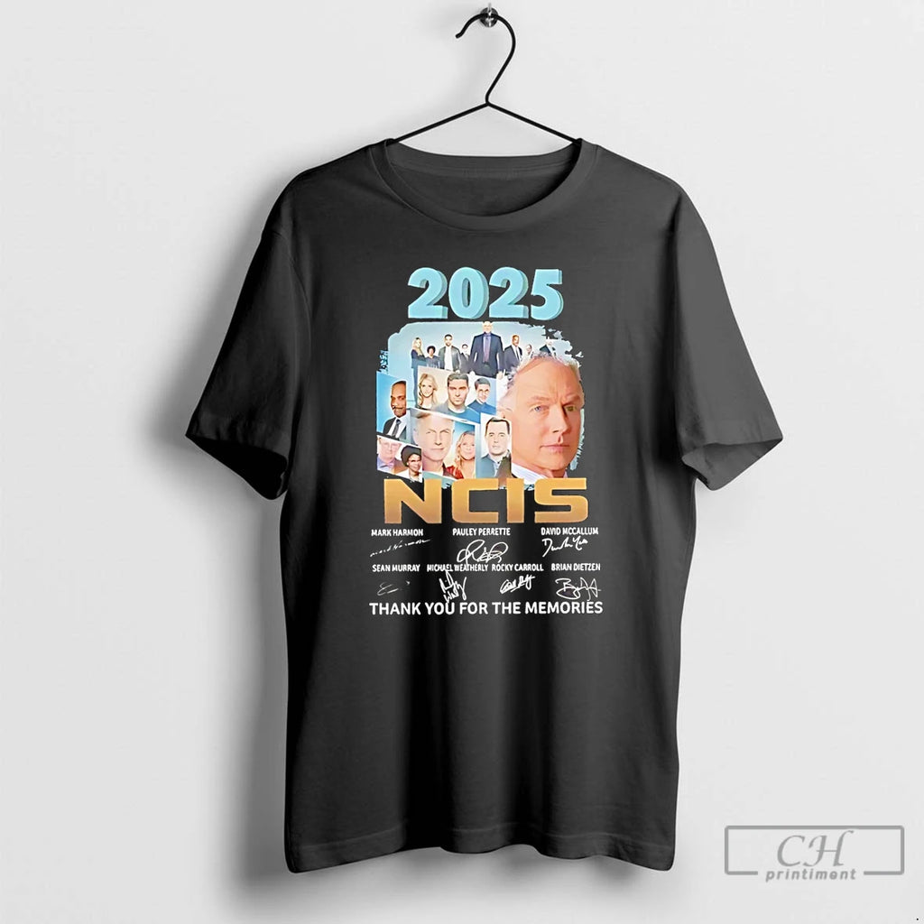 Premium 2025 Ncis Thank You For The Memories Signatures T Shirts