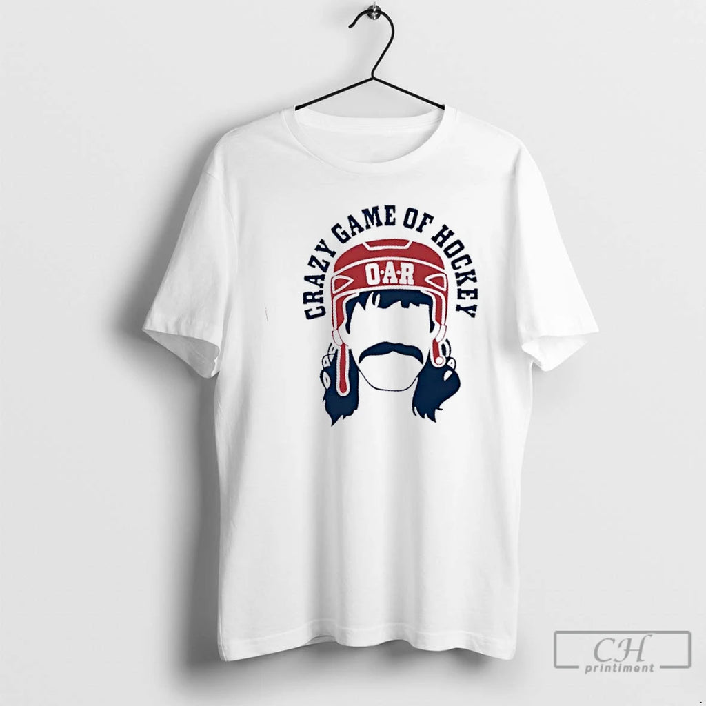 Premium 2025 O A R Crazy Game Of Hockey T Shirts