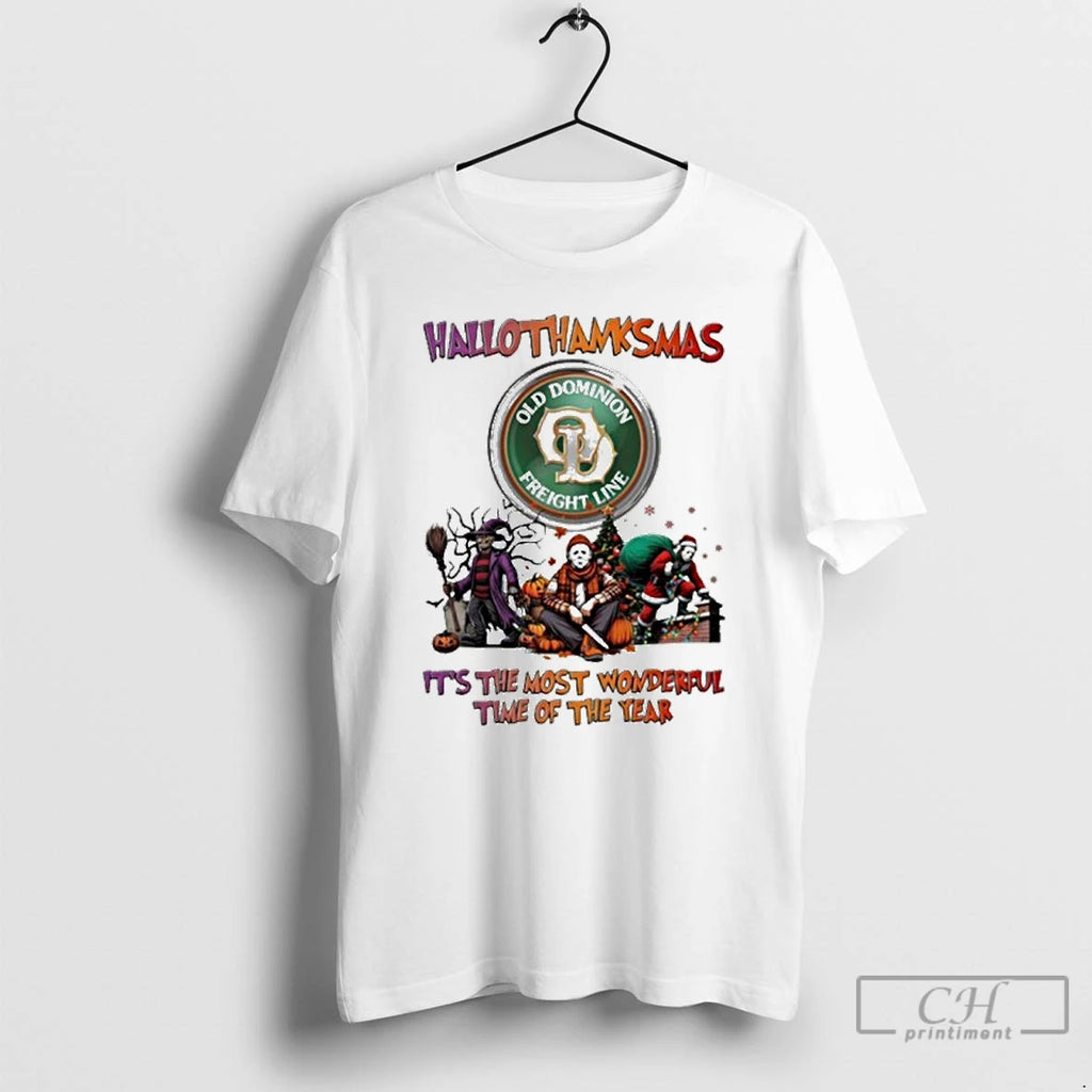 Premium 2025 Old Dominion Logo Hallothanksmas Horror Film Its The Most Wonderful Time Of The