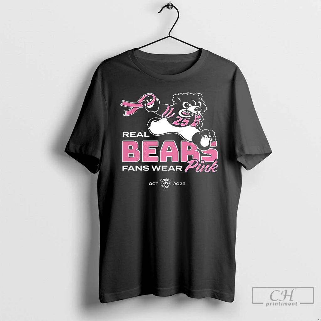 Premium 2025 Real Bears Fans Wear Pink T Shirts