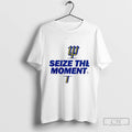 Premium 2025 Seize The Moment Seattle Mariners Baseball Logo 2 Sided T Shirts