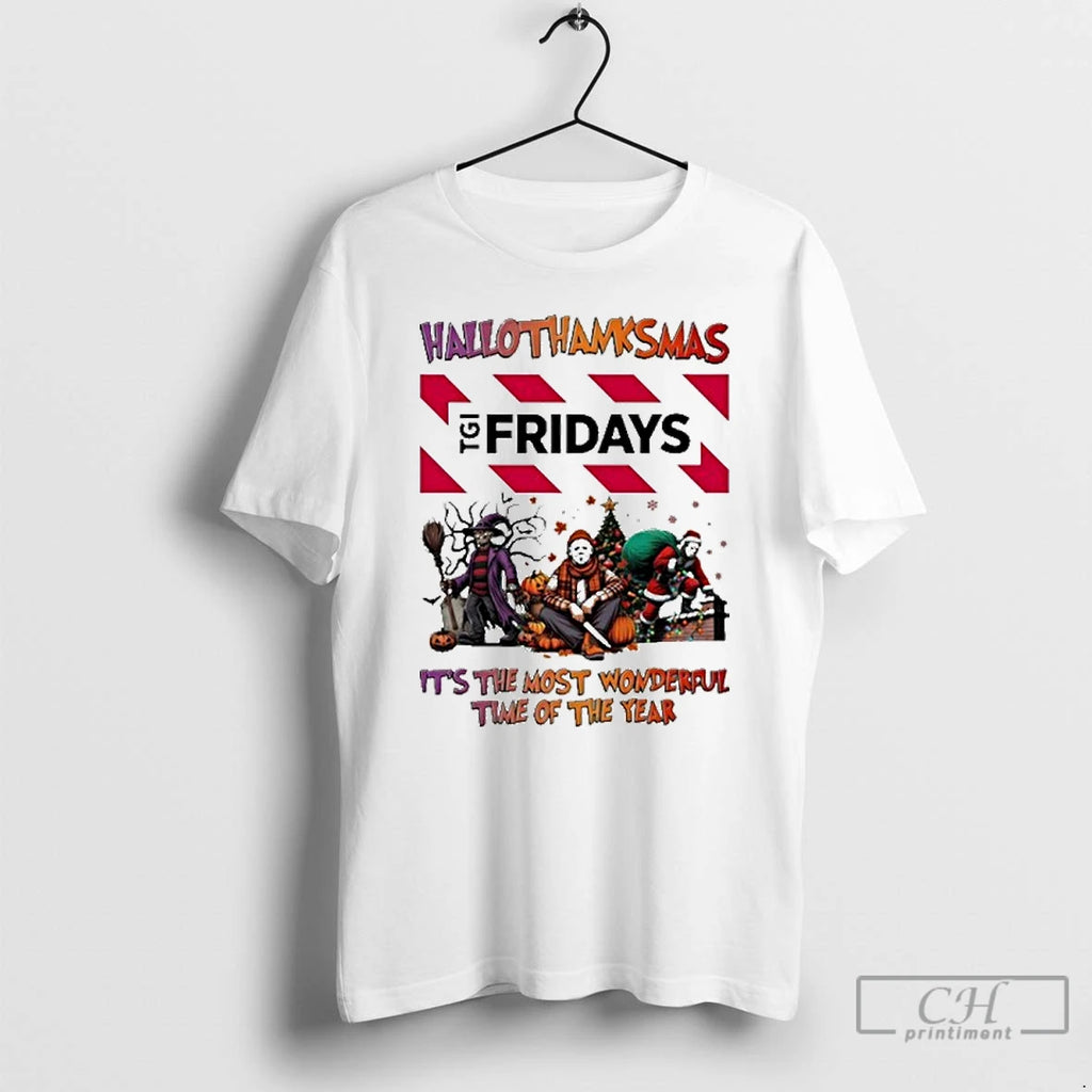 Premium 2025 Tgi Fridays Logo Hallothanksmas Horror Film Its The Most Wonderful Time Of The