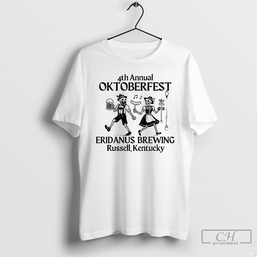 Premium 4th Annual Oktoberfest Eridanus Brewing T Shirts