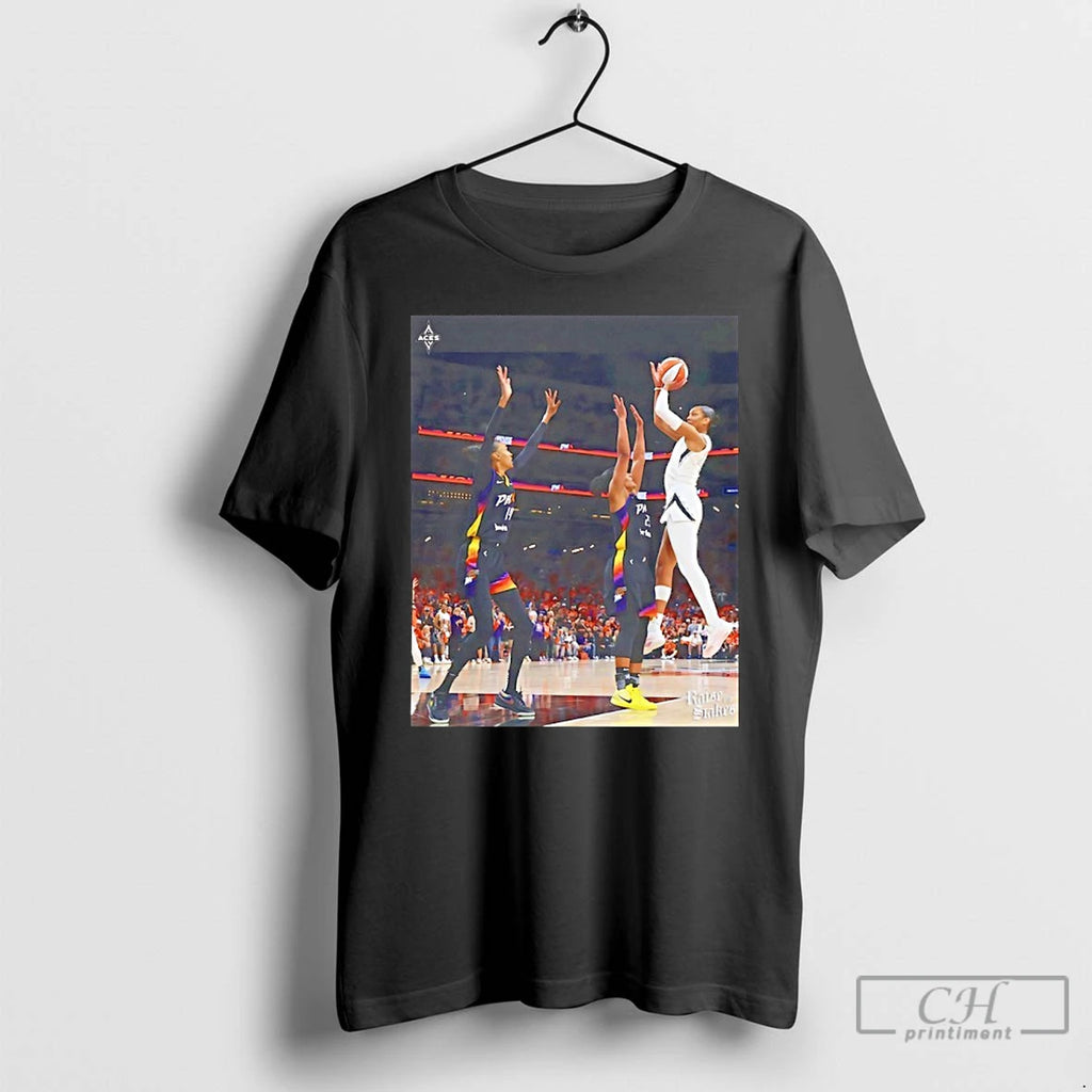 Premium Aja Wilson Hang It In The Louvre T Shirts