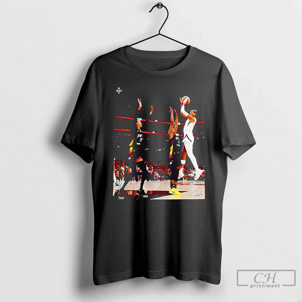 Premium Aja Wilson Hang It In The Louvre Vintage T Shirts