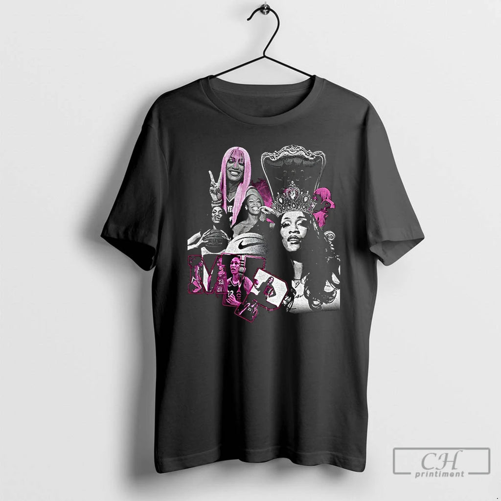 Premium Aja Wilson Mvp Crown T Shirts