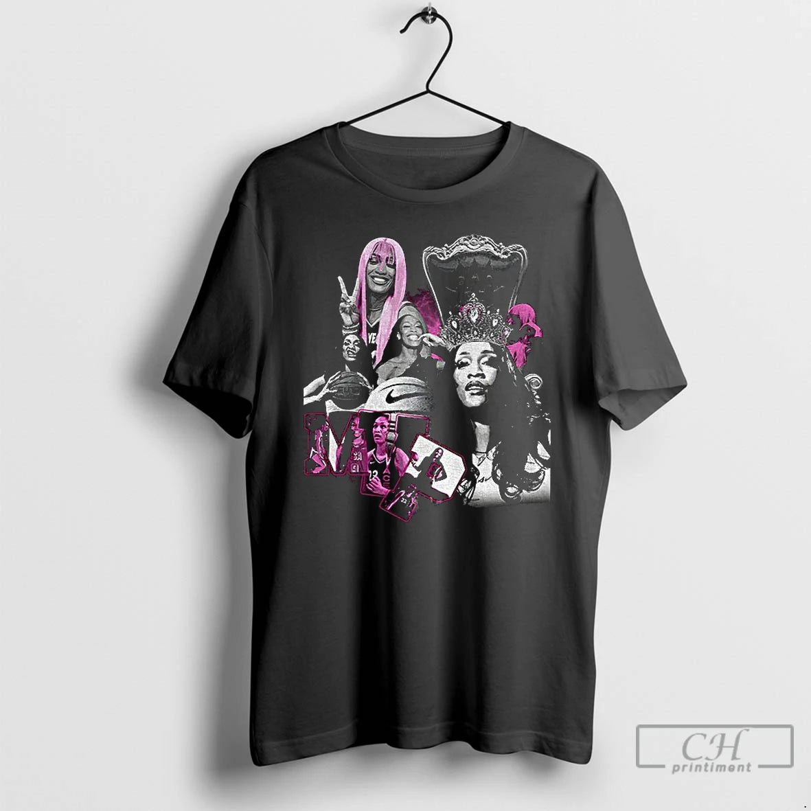 Premium Aja Wilson Mvp Crown T Shirts