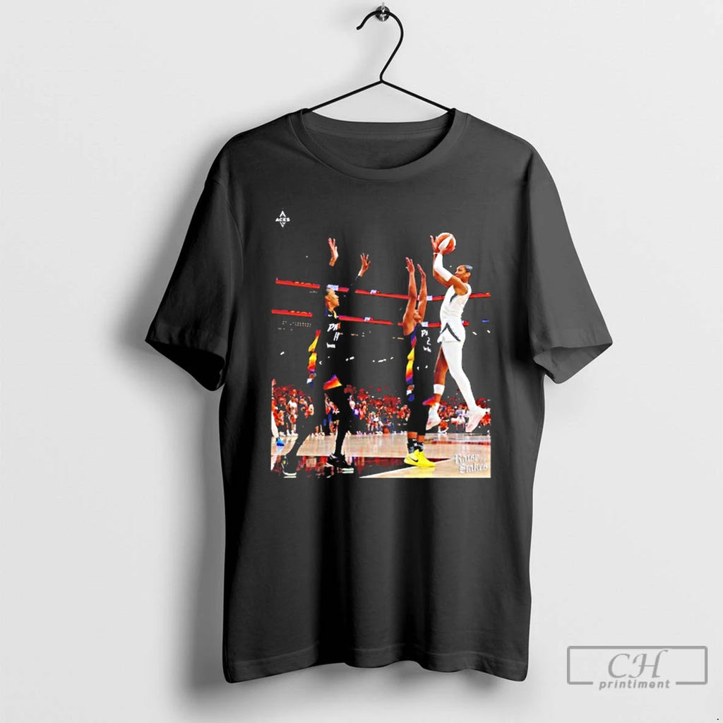 Premium Aja Wilson Wnba Las Vegas Aces Hang It In The Louvre T Shirts