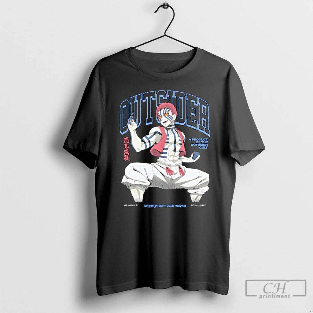 Premium Akaza Outsider A Product Of The Outsider Cult T Shirts