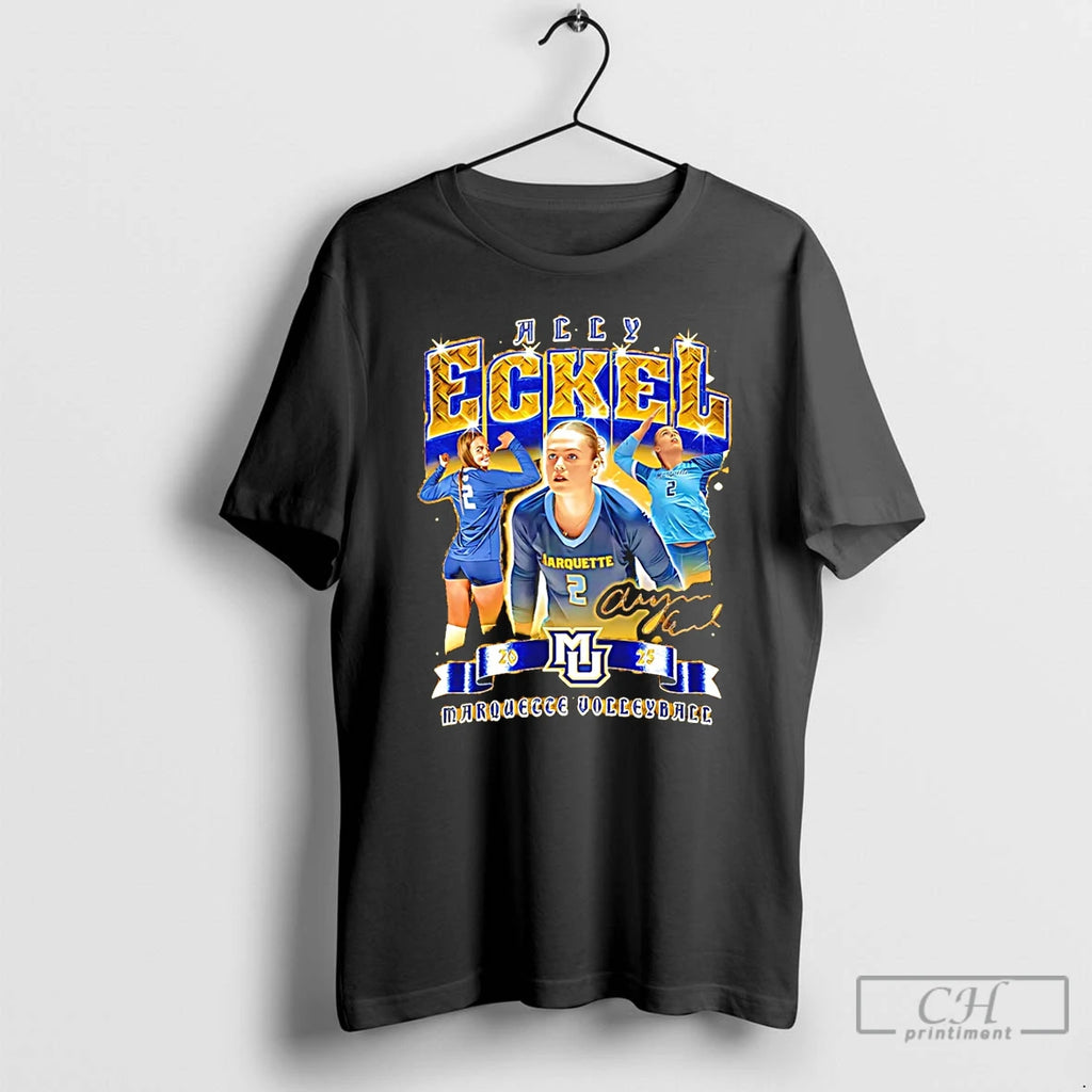 Premium Allyson Eckel Marquette Volleyball Graphic T Shirts