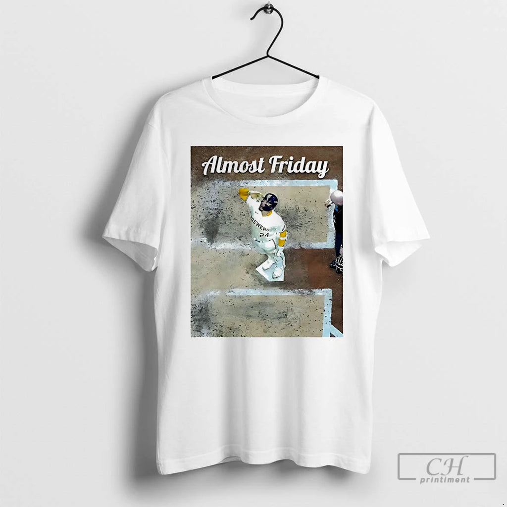 Premium Almost Friday Milwaukee Brewers William Contreras T Shirts