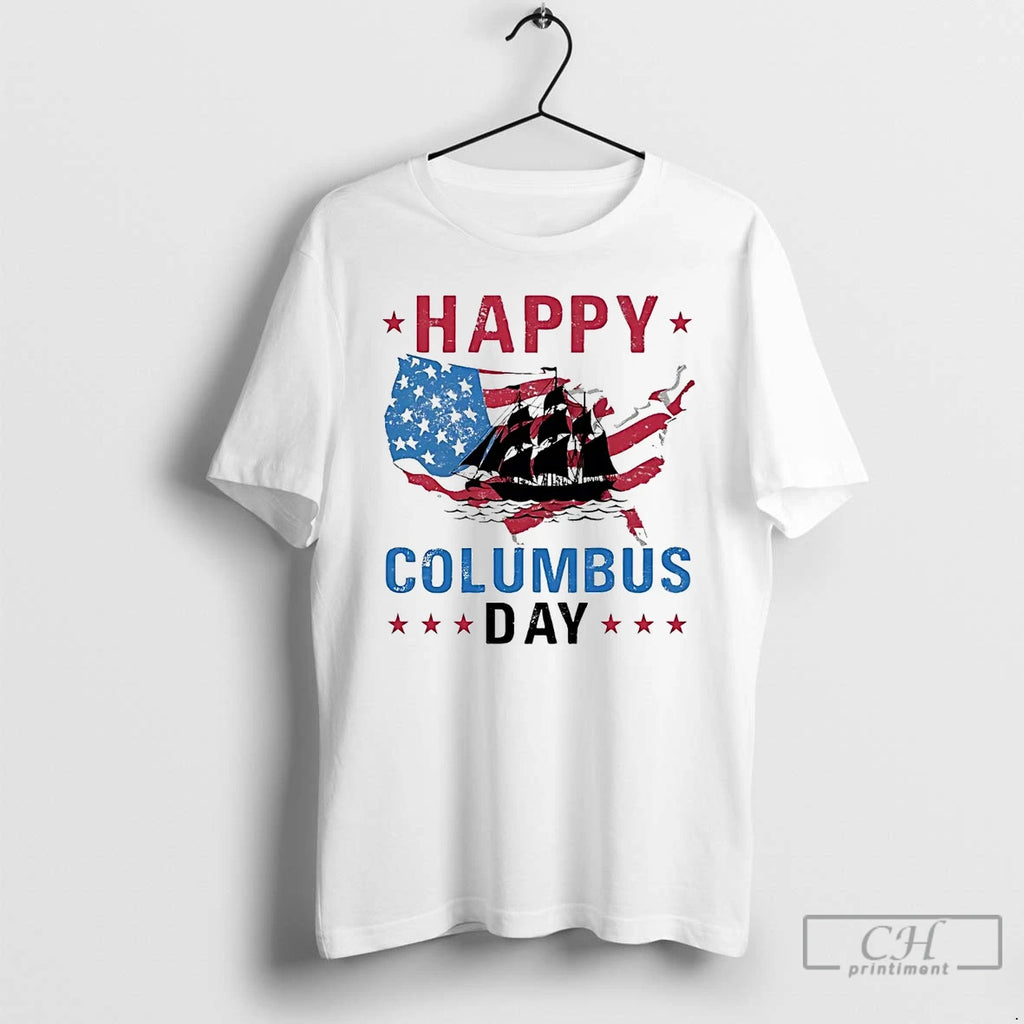 Premium America Happy Columbus Day T Shirts