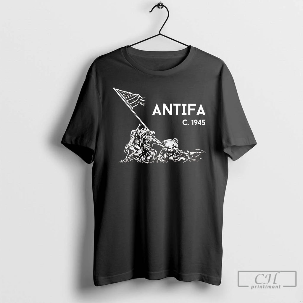 Premium America Veteran Antifa C 1945 T Shirts
