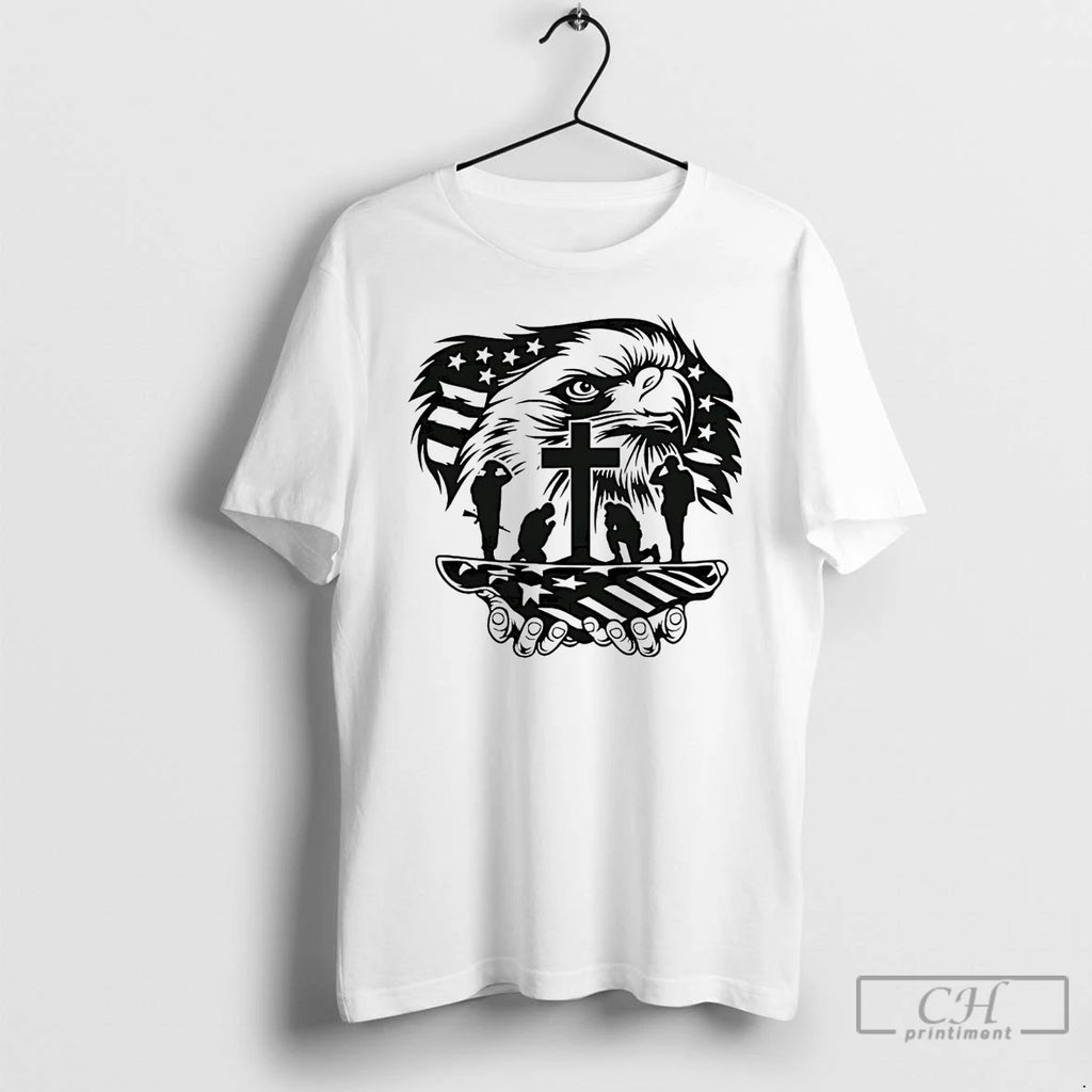 Premium American Eagle Honor Usa Veteran T Shirts
