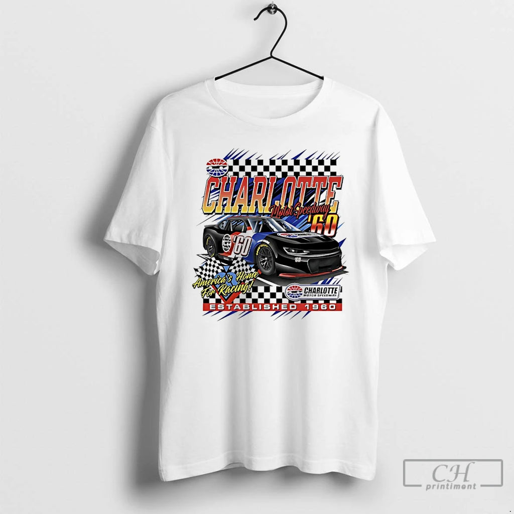 Premium Americas Home For Racing 1960 Charlotte Motor Speedway T Shirts