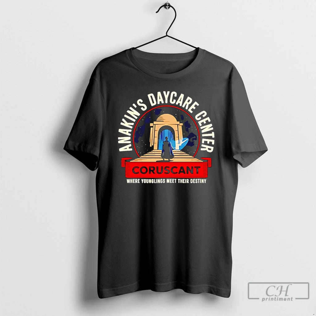 Premium Anakin Daycare Center Coruscant Where Younglings Meet Their Destiny T Shirts