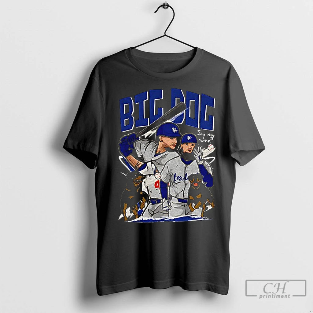 Premium Andy Pages Los Angeles Dodgers The Big Dog Graphic Cartoon