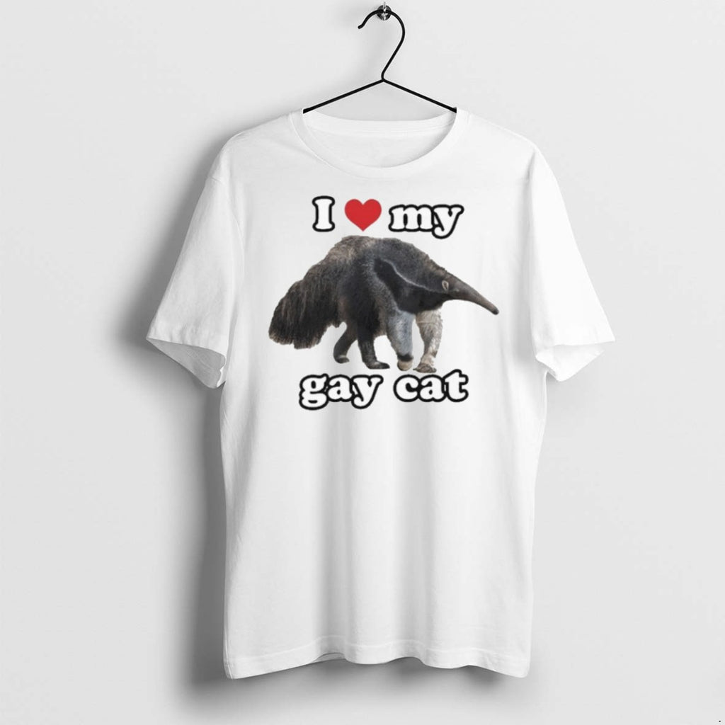 Premium Anteater I Love My Gay Cat Shirts T Shirts