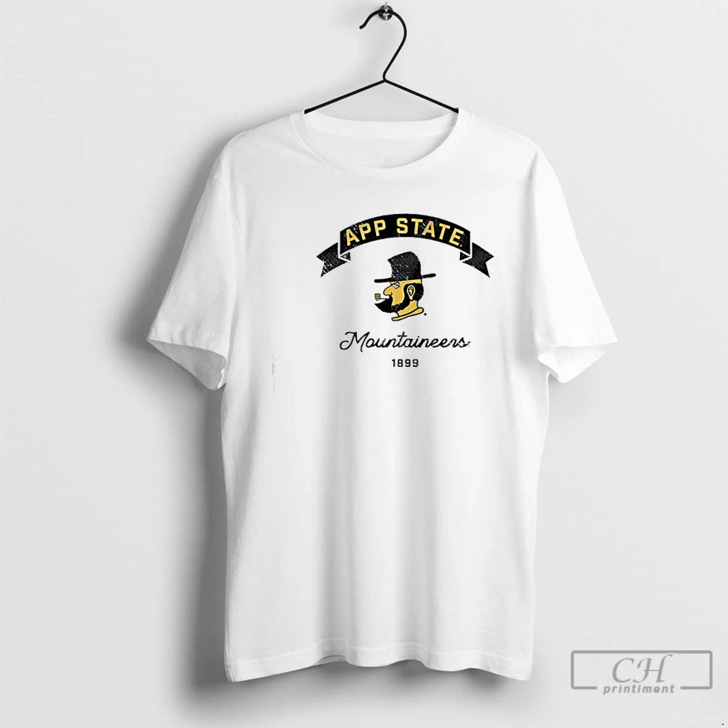 Premium App State Mountaineers Yosef 1899 Appalachian State University Mountaineers Logo T Shirts