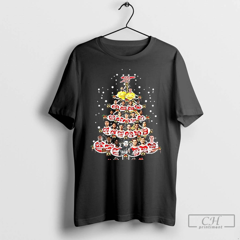 Premium Arsenal Fc Premier League Christmas Tree T Shirts