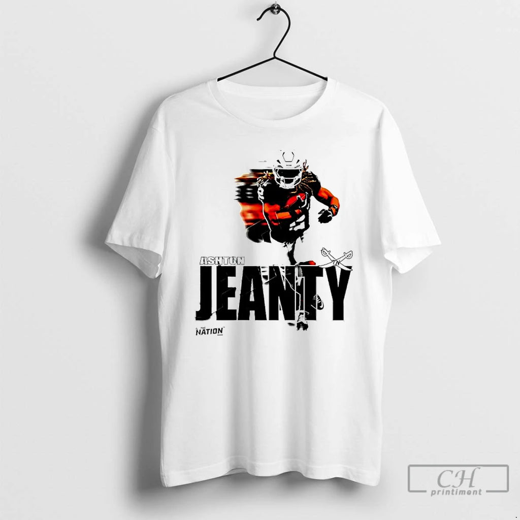 Premium Ashton Jeanty Boise State Broncos Football Team Player Signature T Shirts