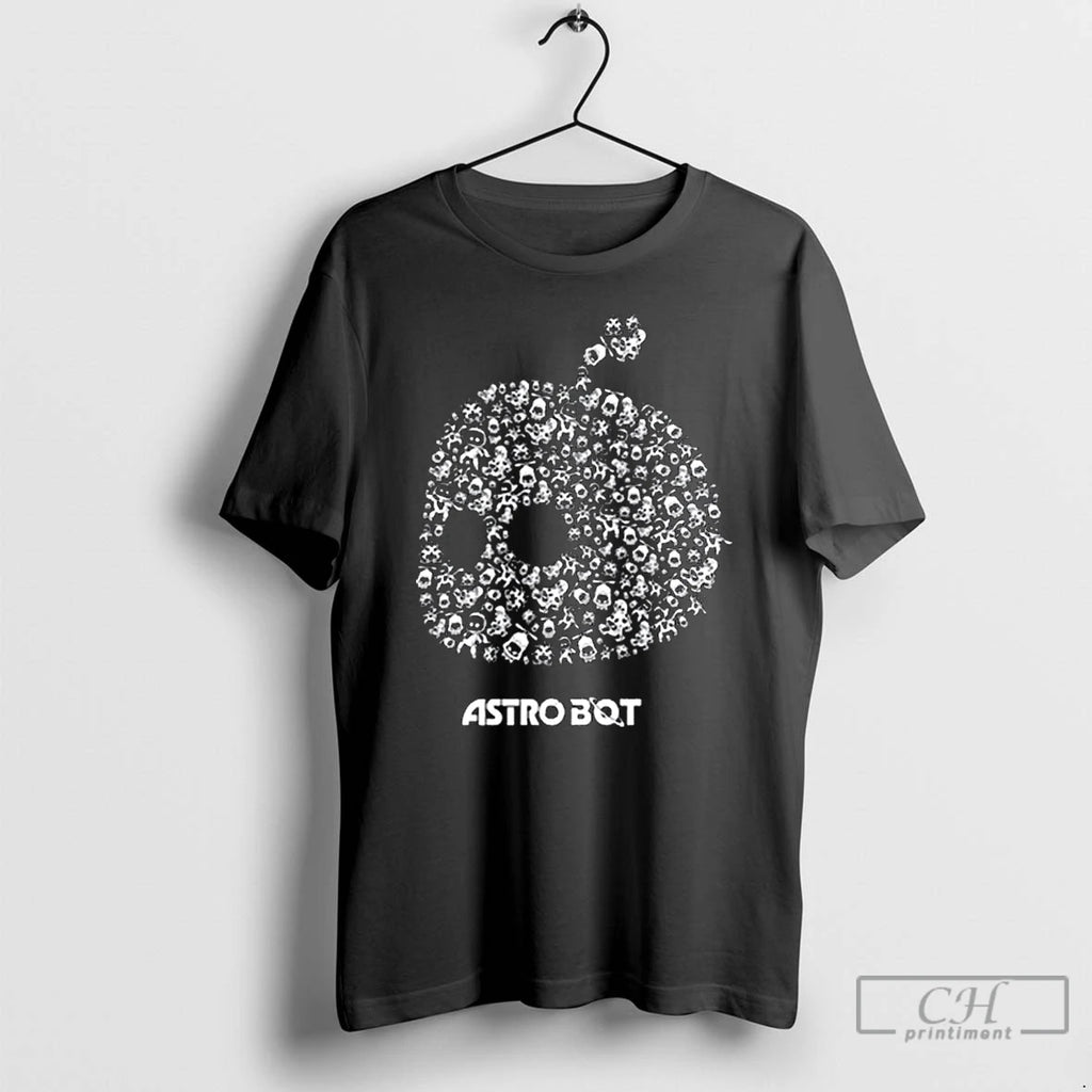 Premium Astro Bot Mosaic Style Long Sleve T Shirts