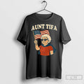 Premium Aunt Tifa Usa Flag T Shirts