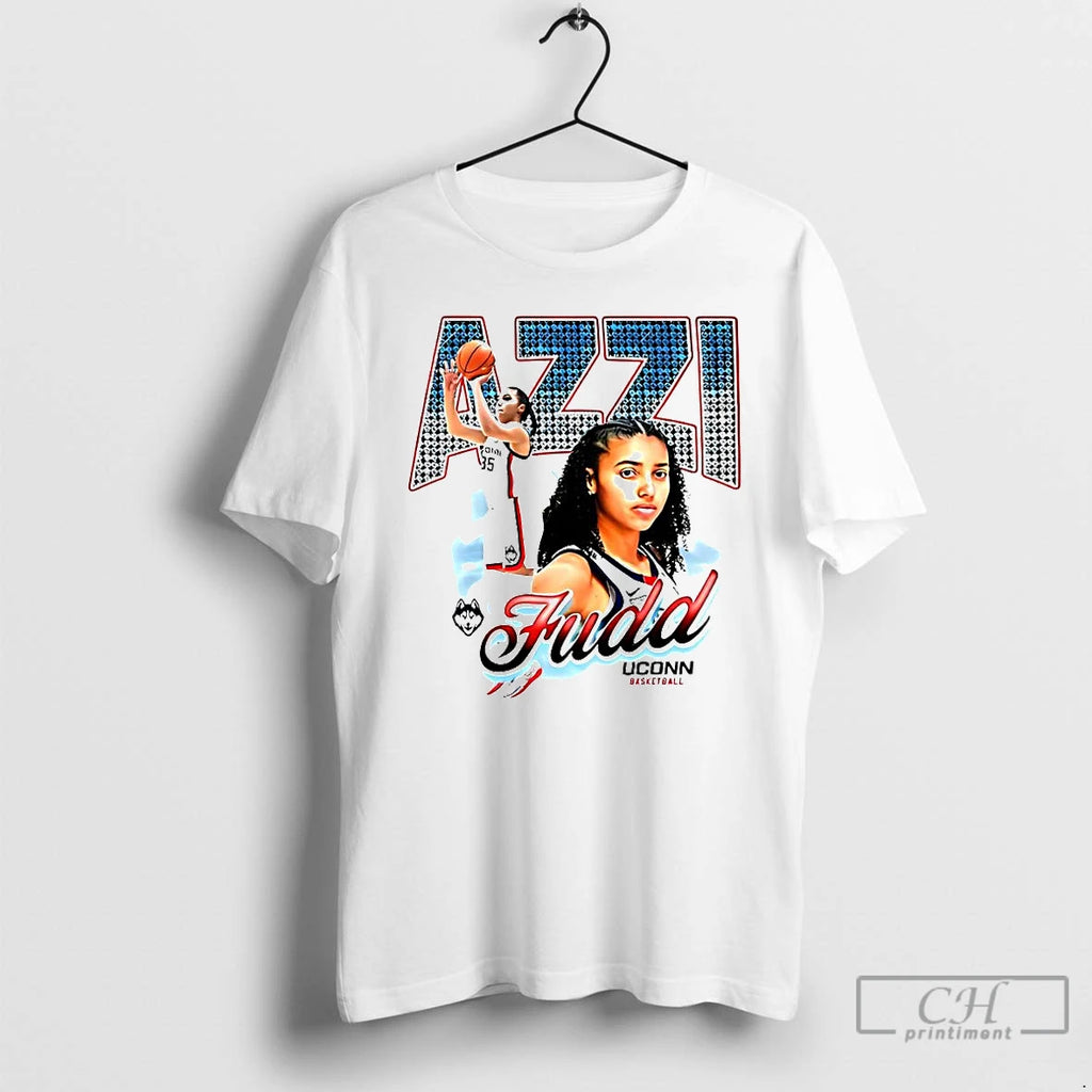 Premium Azzi Fudd Uconn Basketball Graphic T Shirts