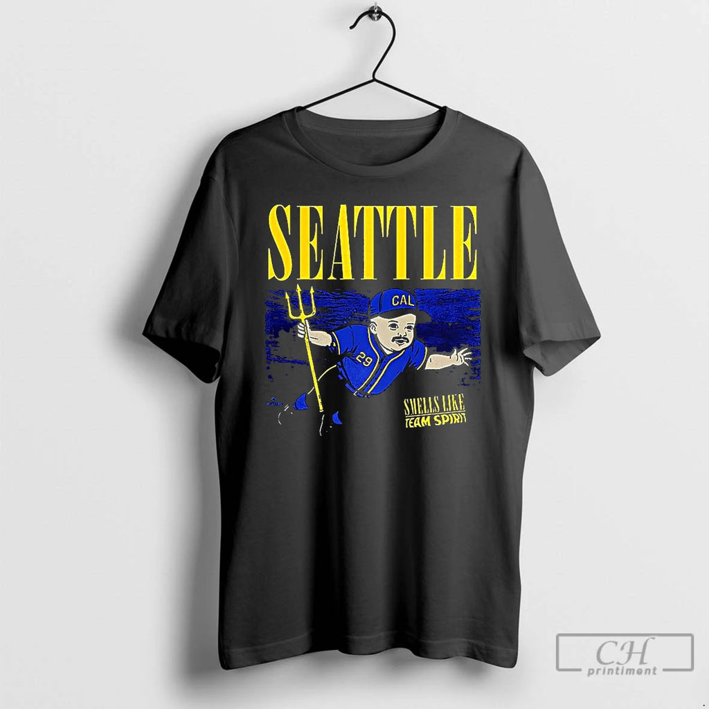 Premium Baby Cal Raleigh Trident Seattle Mariners Football Smells Like Team Spirit T Shirts