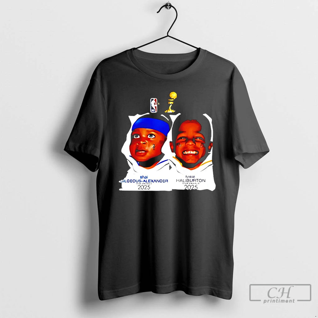 Premium Baby Shai Gilgeous Alexander X Tyrese Haliburton Nba Finals 2025 T Shirts