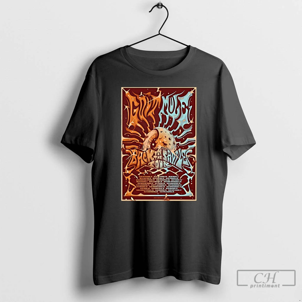 Premium Back In The Saddle Tour 2025 Govt Mule T Shirts