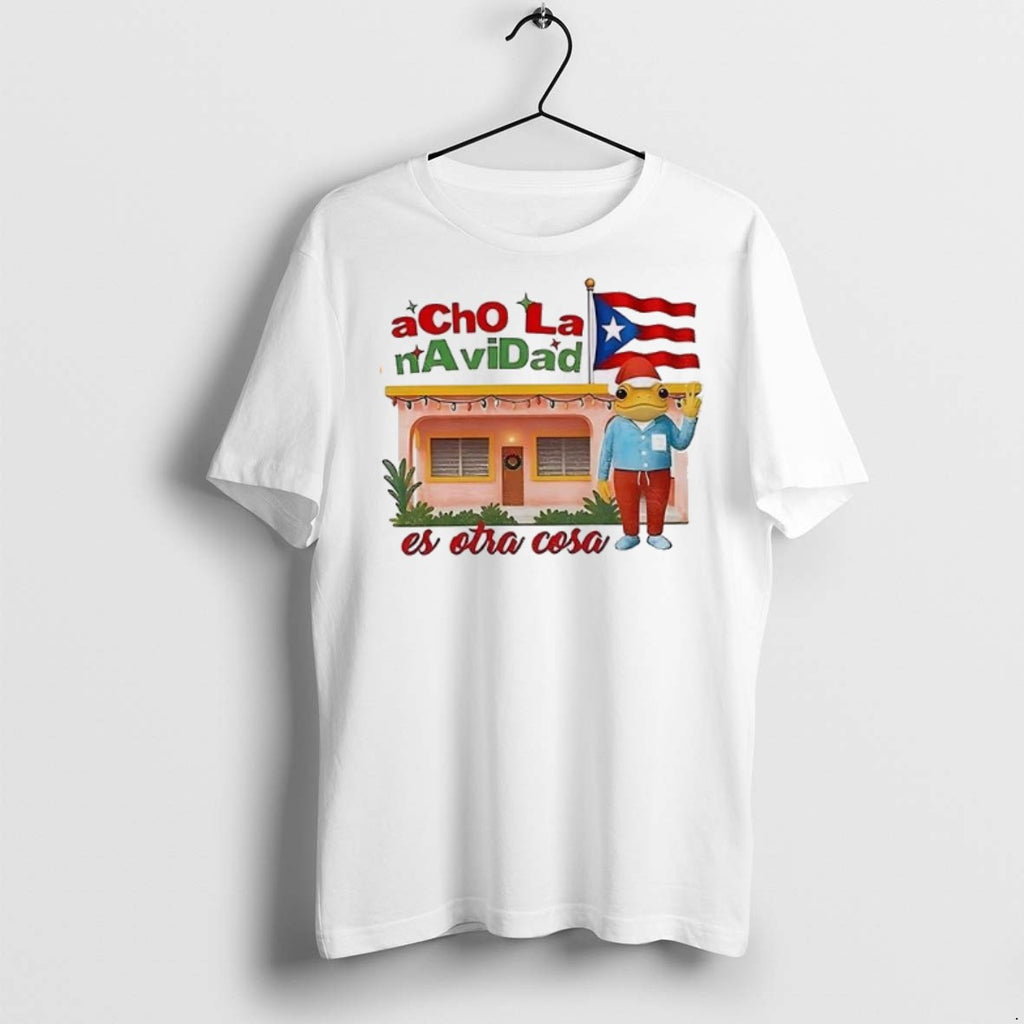 Premium Bad Bunny Acho La Navidad Es Otra Cosa Puerto Rico T Shirts