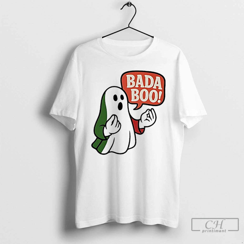 Premium Bada Boo Italian Ghost Halloween T Shirts