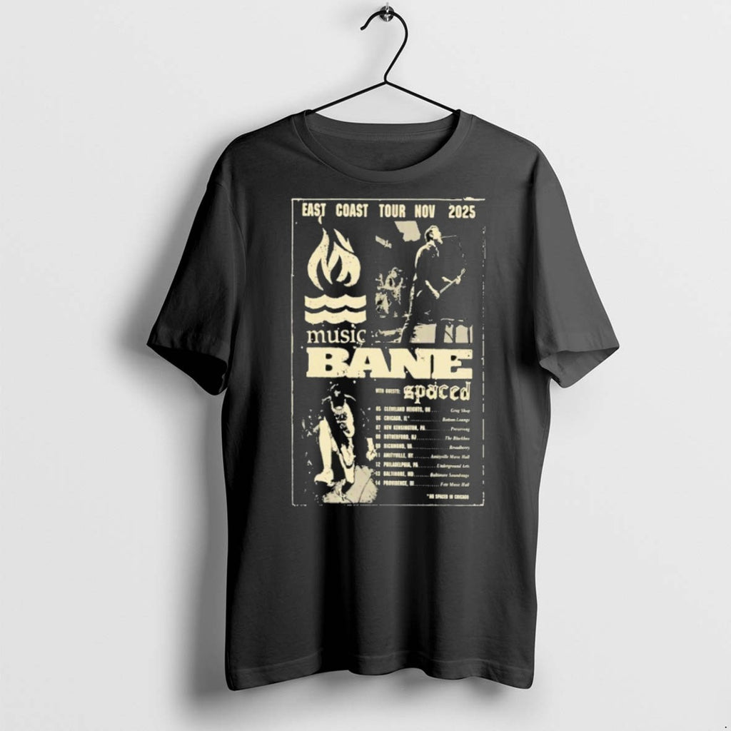 Premium Bane Music East Coast Tour Nov 2025 T Shirts