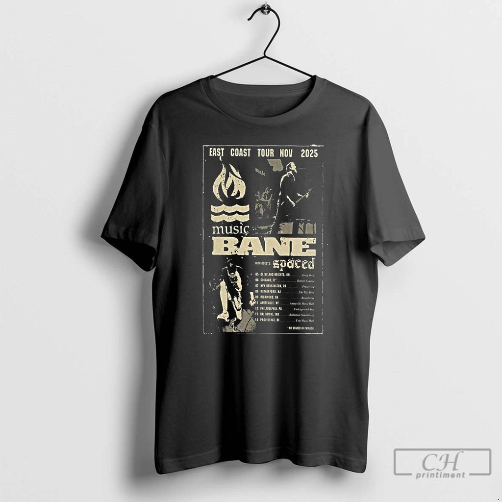 Premium Bane Music Fall Tour 2025 Long Sleve T Shirts