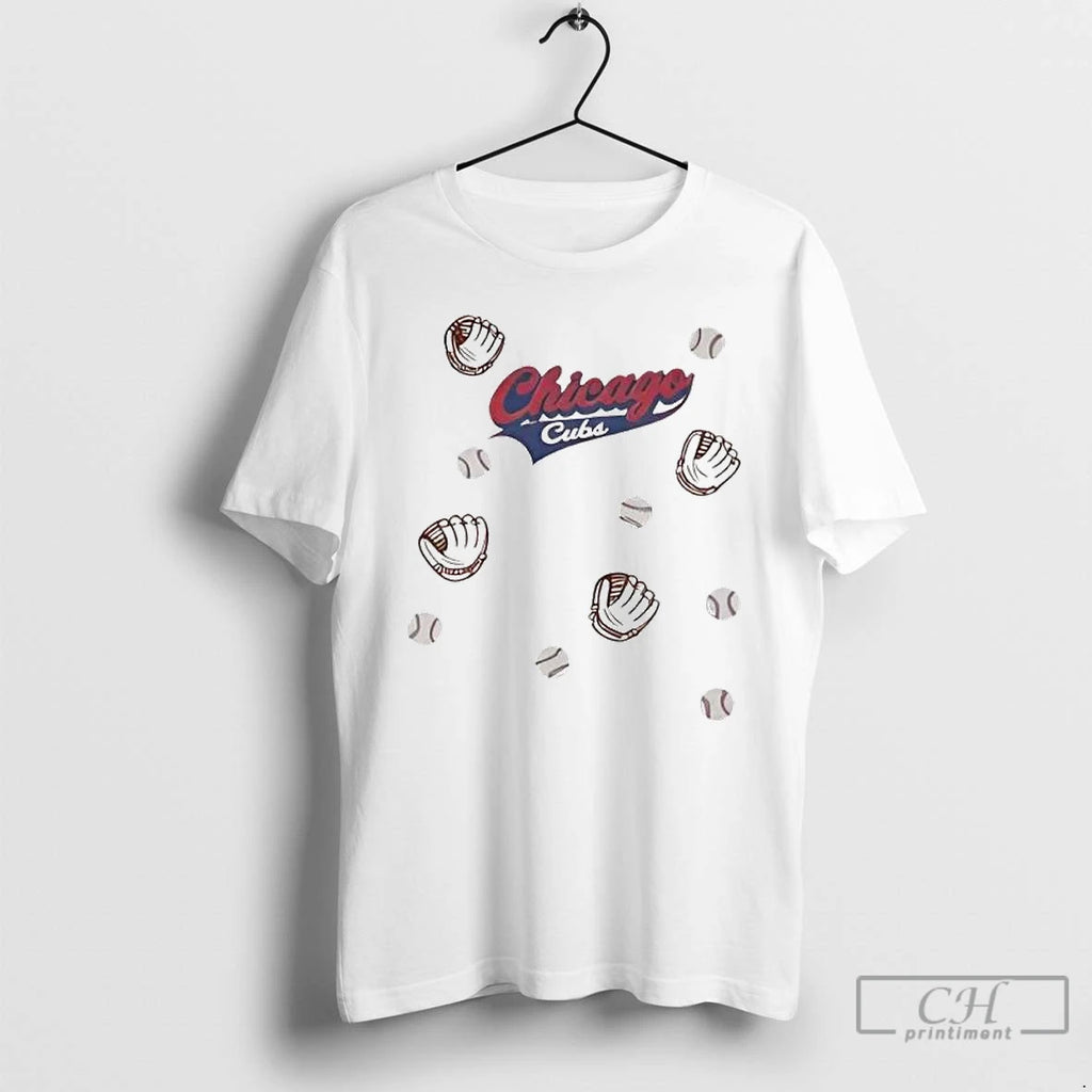 Premium Baseball Glove Chicago Cubs Ornaments T Shirts