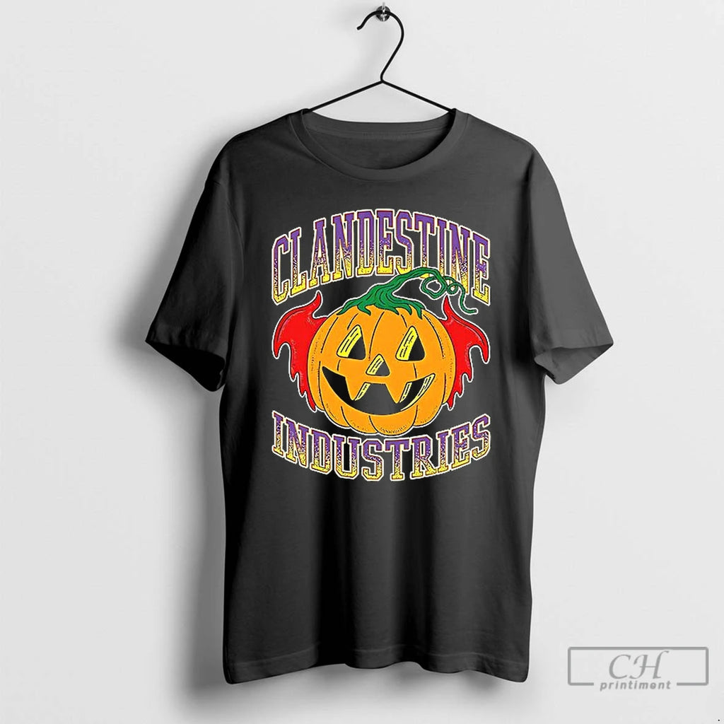 Premium Bat Pumpkin Clandestine Industries Halloween Ceramic Ceramic And Classic Dad Cap T Shirts