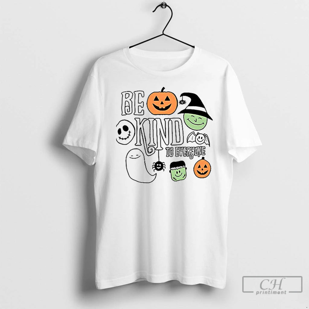 Premium Be Kind To Everyone Pumpkin Halloween Ceramic Ceramic And Classic Dad Cap
