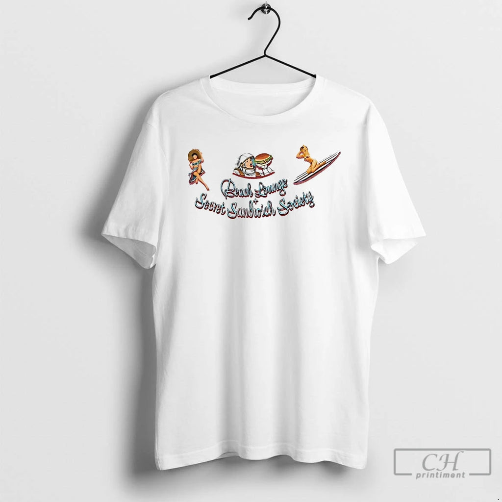 Premium Beach Lounge And Secret Sammy Society T Shirts