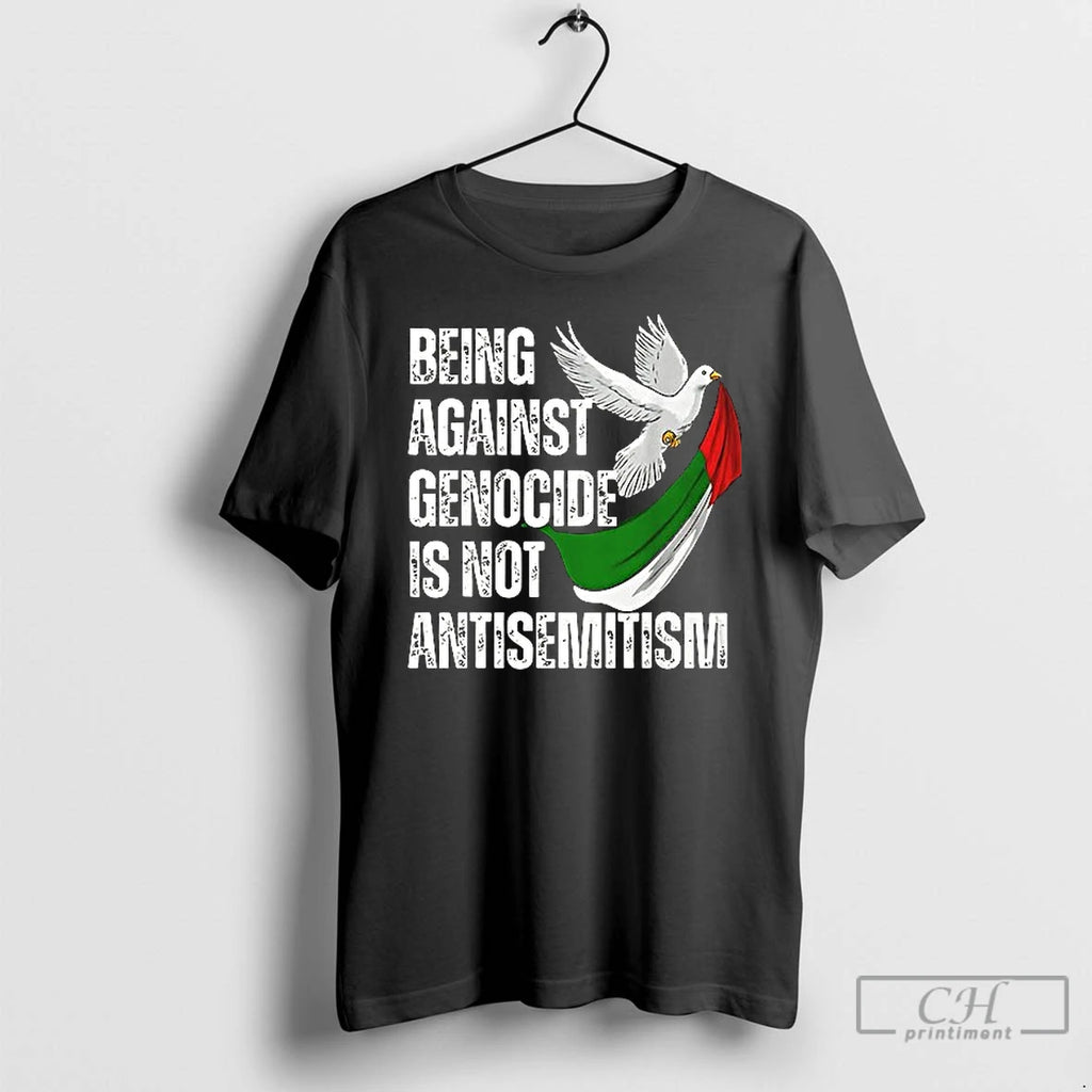 Premium Being Against Genocide Is Not Antisemitism Ceramic Ceramic And Classic Dad Cap T Shirts