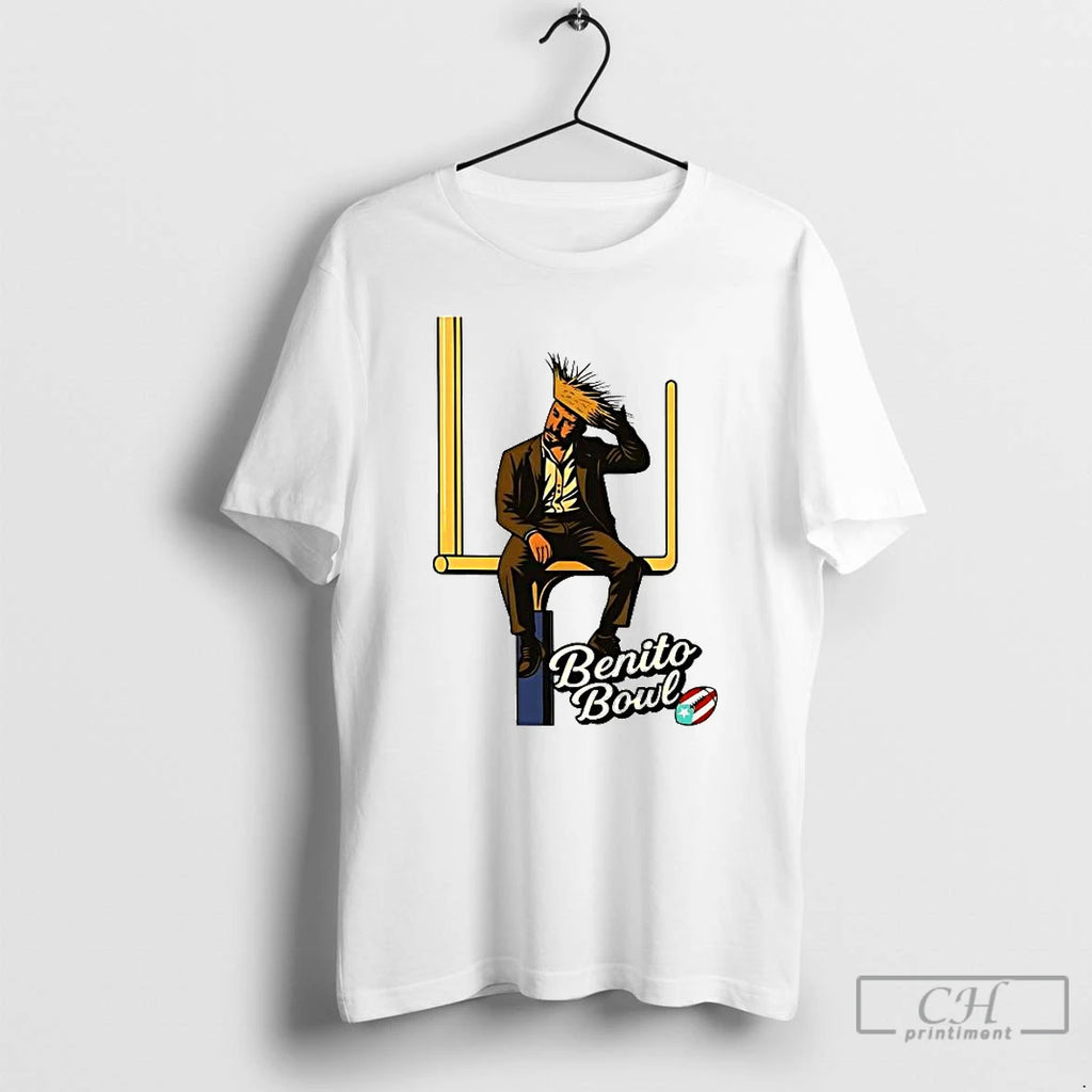 Premium Benito Bowl Design Football Fan 2026 T Shirts