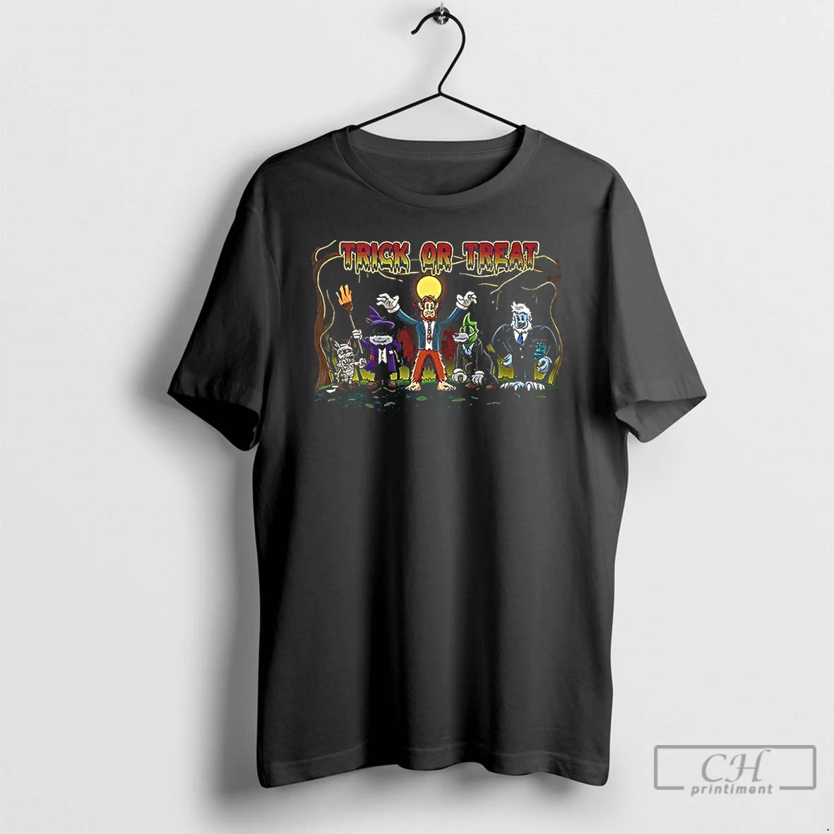 Premium Bennie And Crew Trick Or Treat T Shirts