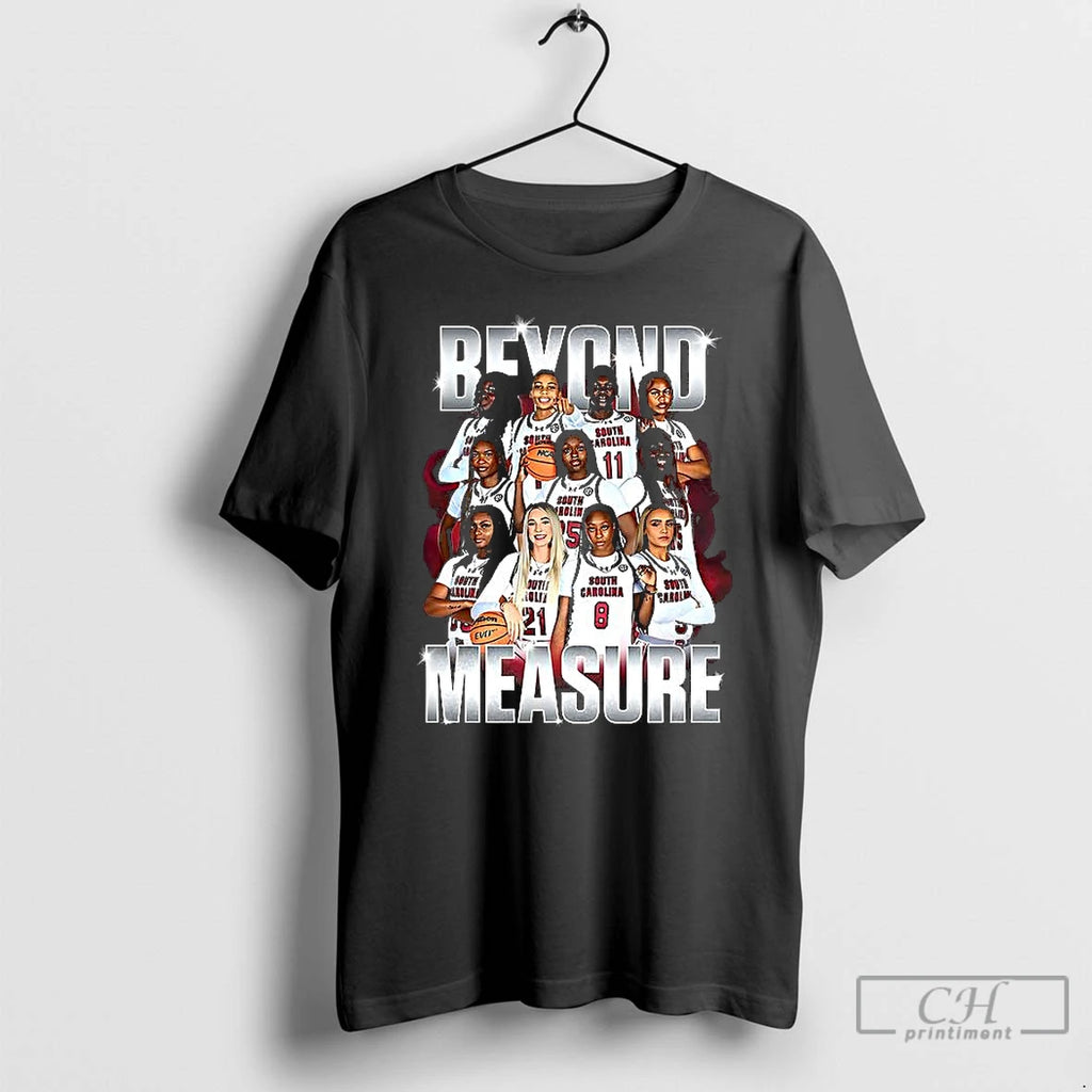 Premium Beyond Measure South Carolina Womens Basketball Graphic T Shirts